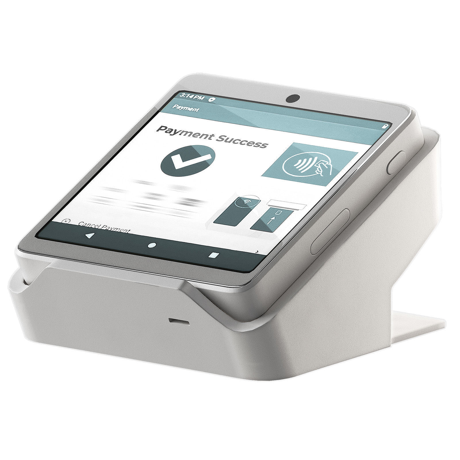 POS terminal cashless payment 3D model_2