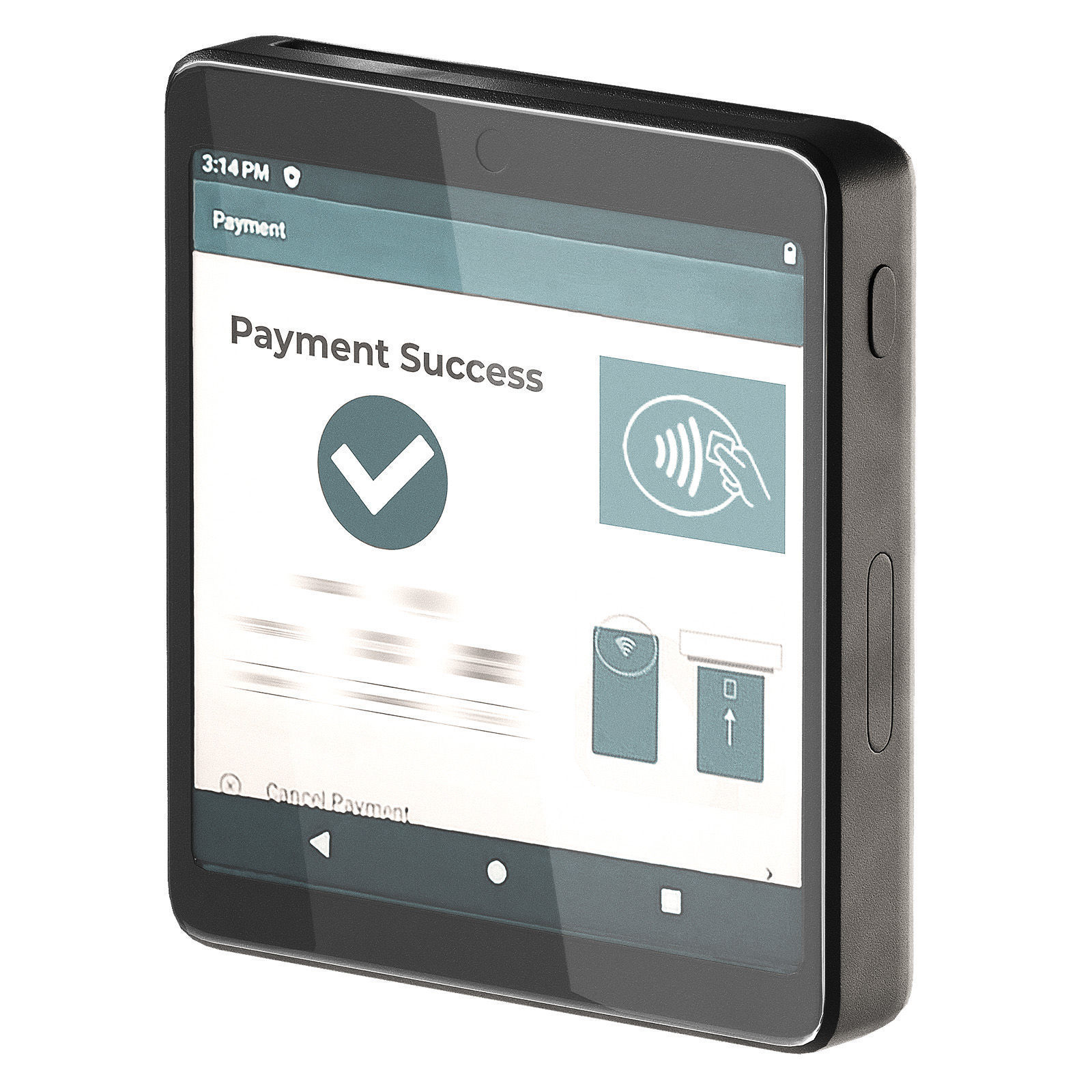 POS terminal cashless payment 3D model_4