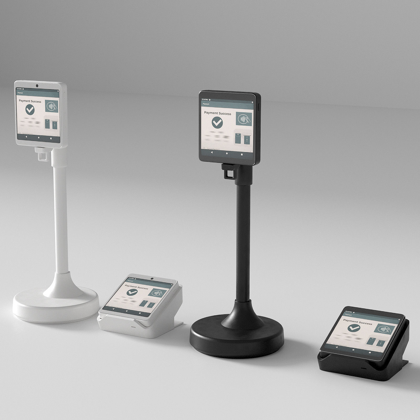 POS terminal cashless payment 3D model_5