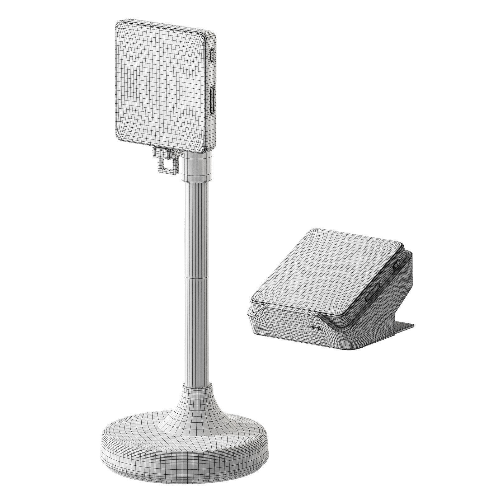 POS terminal cashless payment 3D model_6