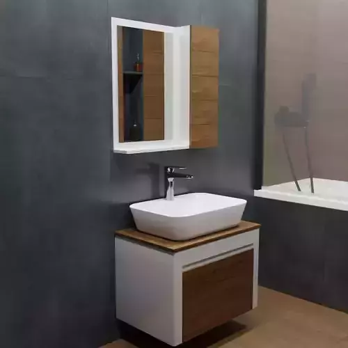 bathroom furniture set with faucet