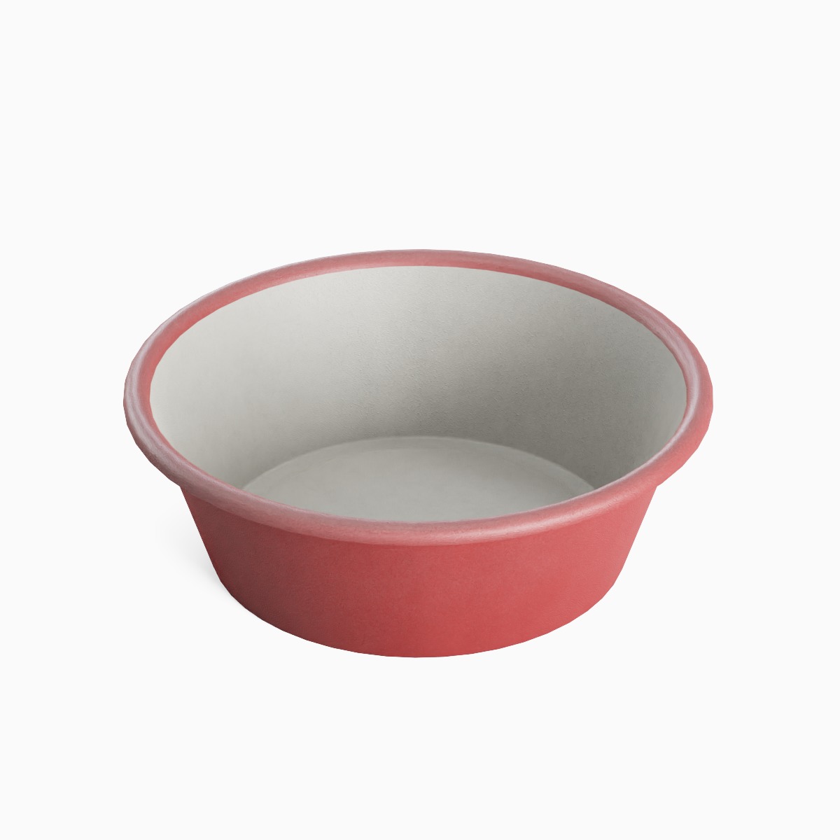 Plastic Wash Basin D 03 Low-poly 3D model_5