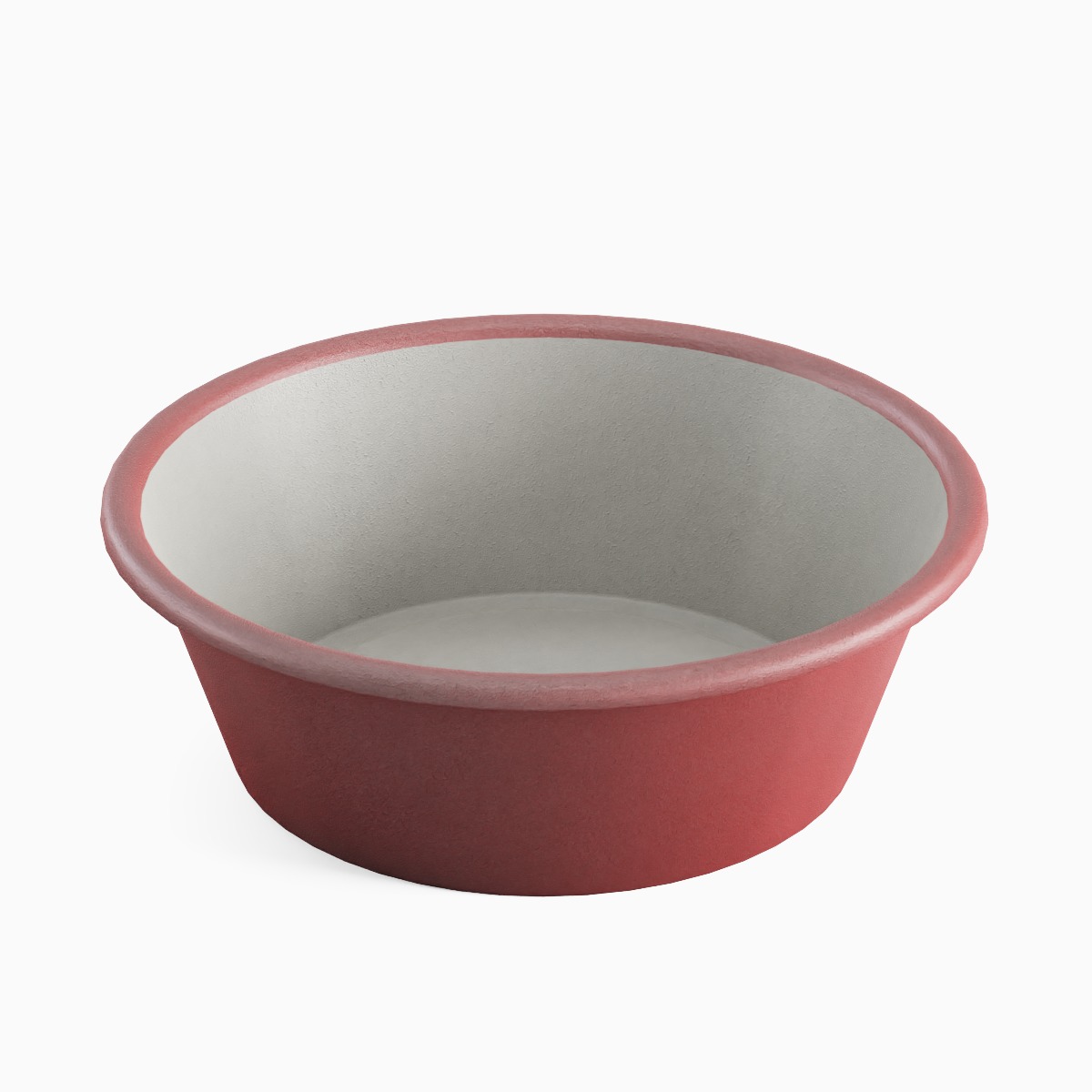 Plastic Wash Basin D 03 Low-poly 3D model_4