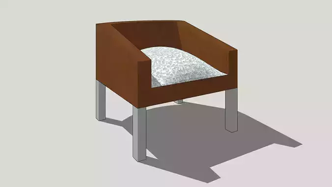 Bank made in SketchUp