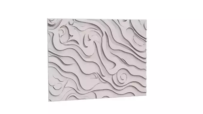 decor set wall panel wall relief mural CNC 47