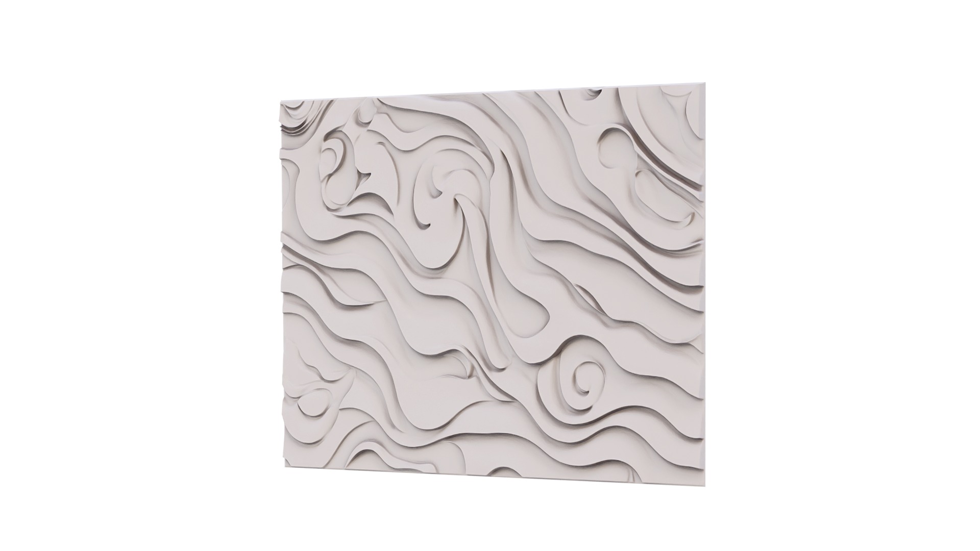 decor set wall panel wall relief mural CNC 47 3D model_2