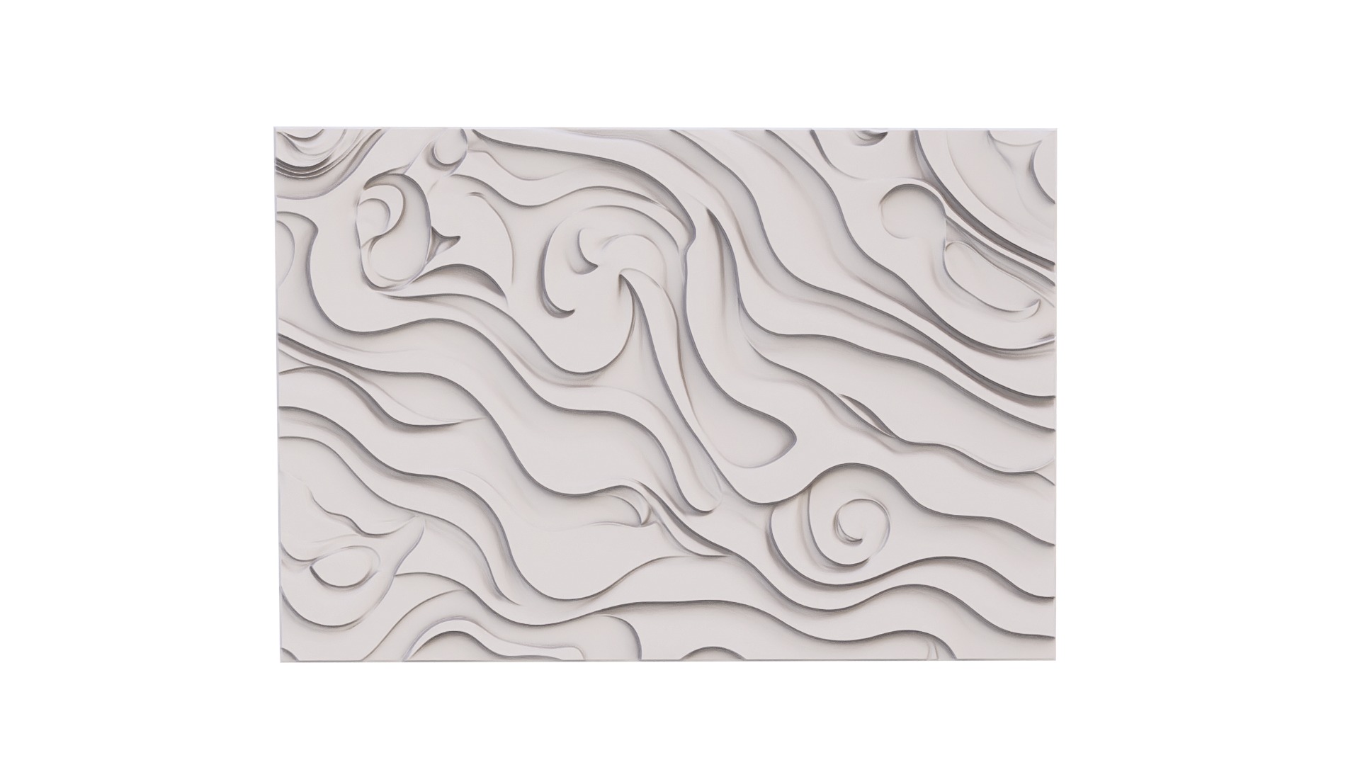 decor set wall panel wall relief mural CNC 47 3D model_1
