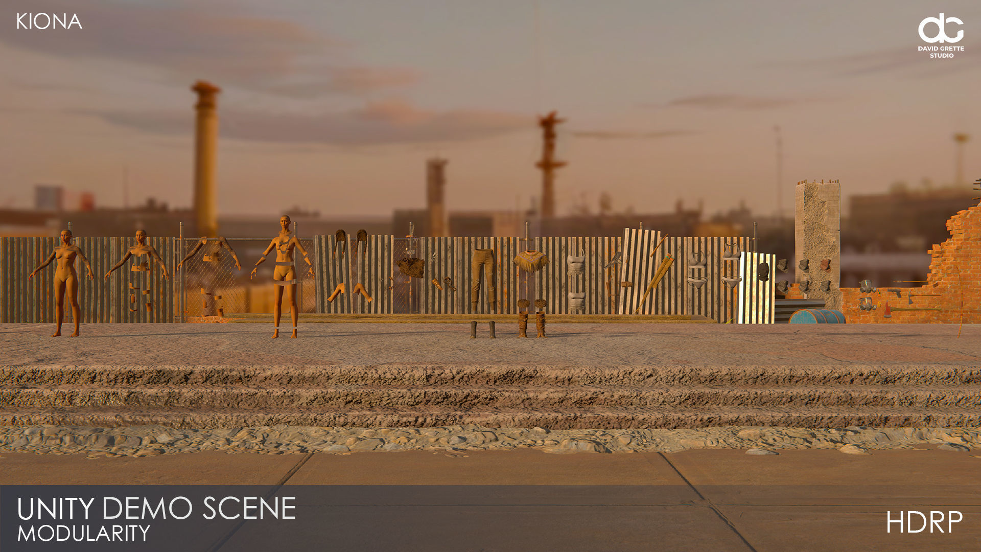 Adventure Character Kiona from Pack 2 Low-poly 3D model_31