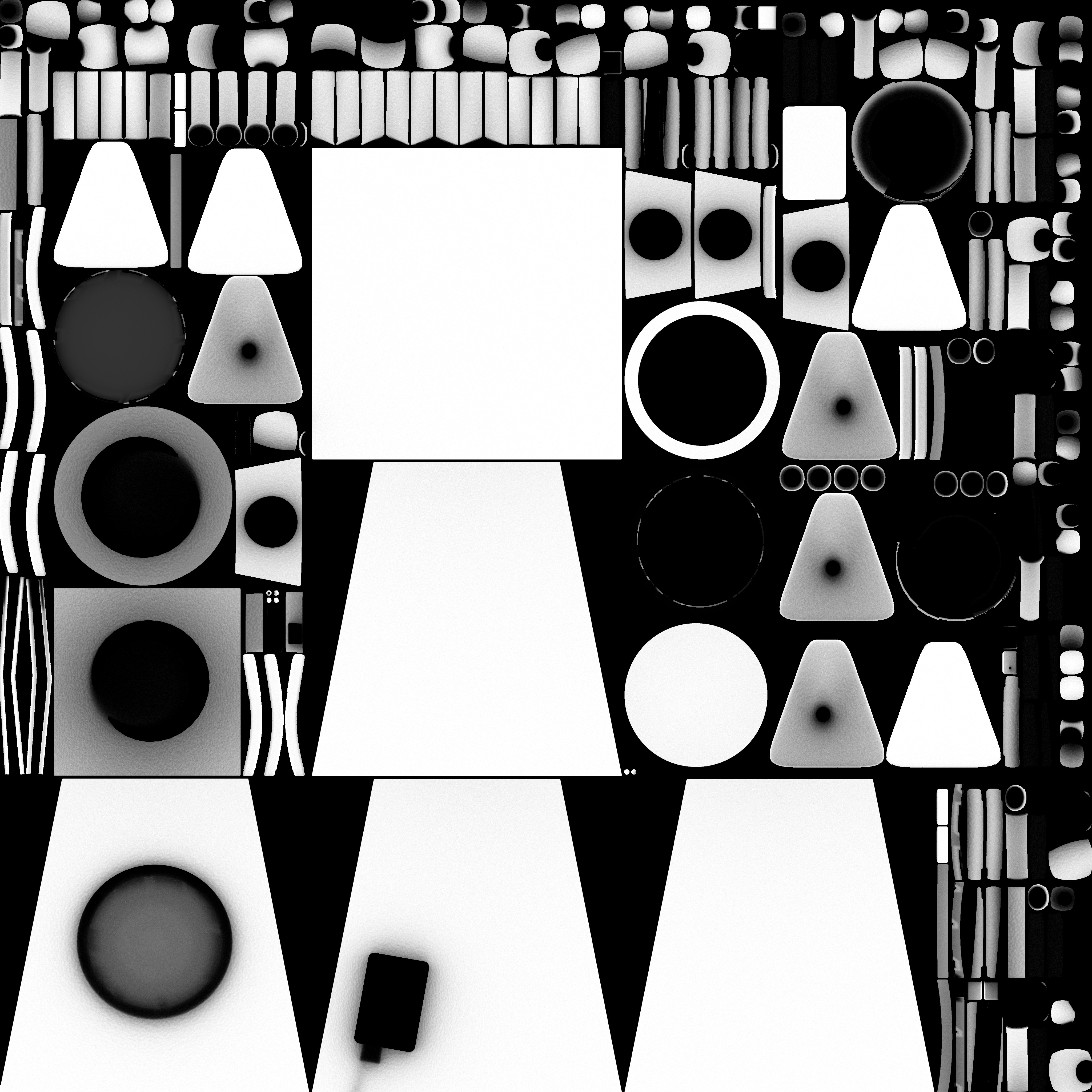 Low robot Low-poly 3D model_25