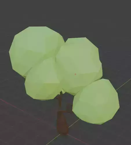 low poly tree