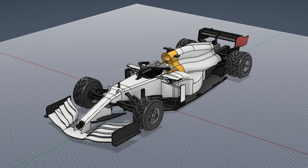 3D Printable Red Bull RB16B 3D print model_12