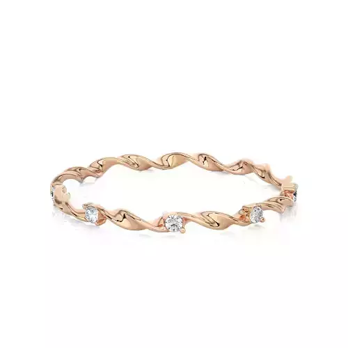 Light Minimalist Diamond Ring