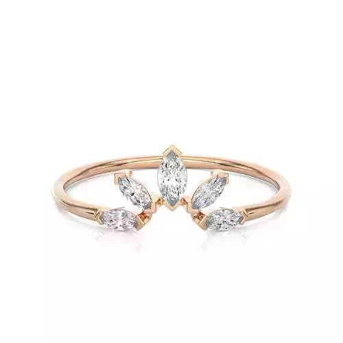 Light Minimalist Diamond Ring
