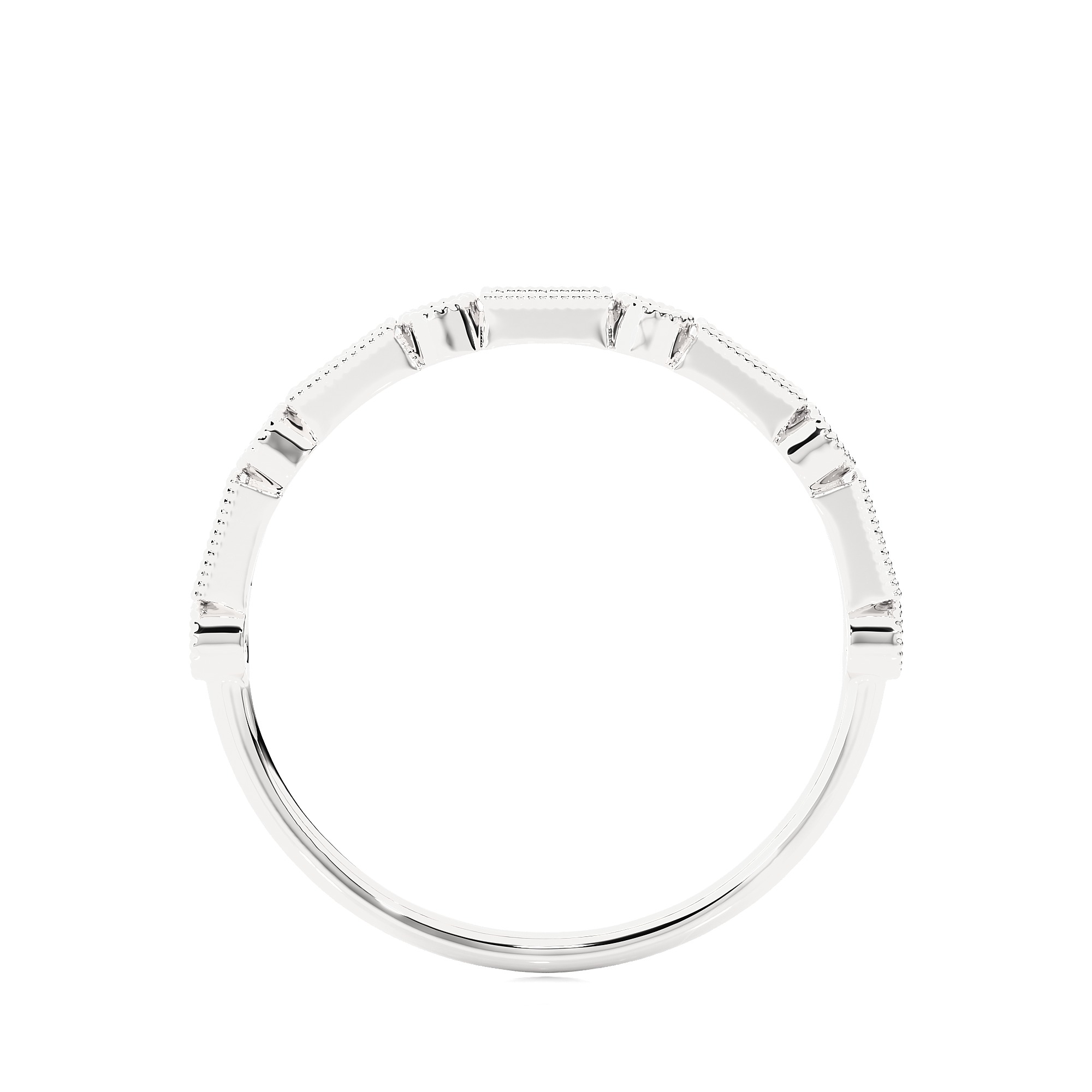 Light Minimalist Diamond Ring 3D print model_11