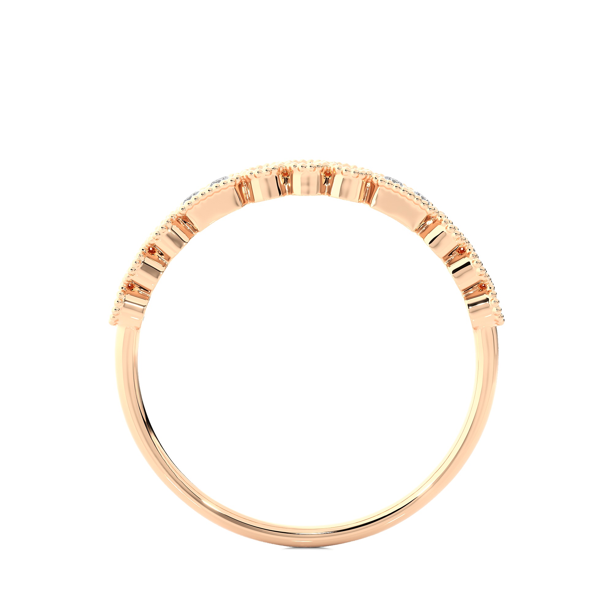 Light Minimalist Diamond Ring 3D print model_1