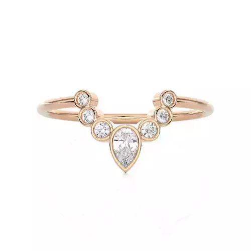 Light Minimalist Diamond Ring