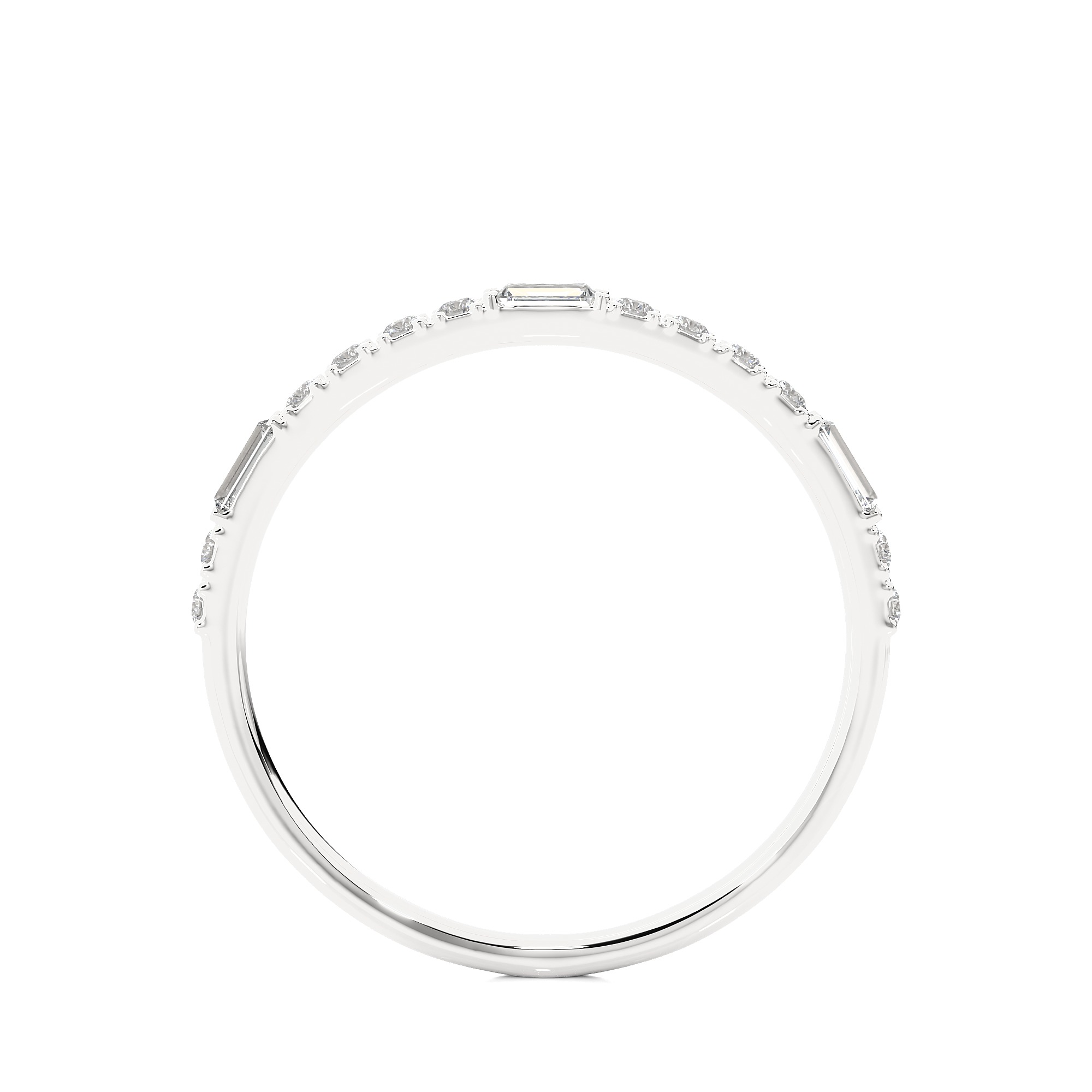 Light Minimalist Diamond Ring 3D print model_11