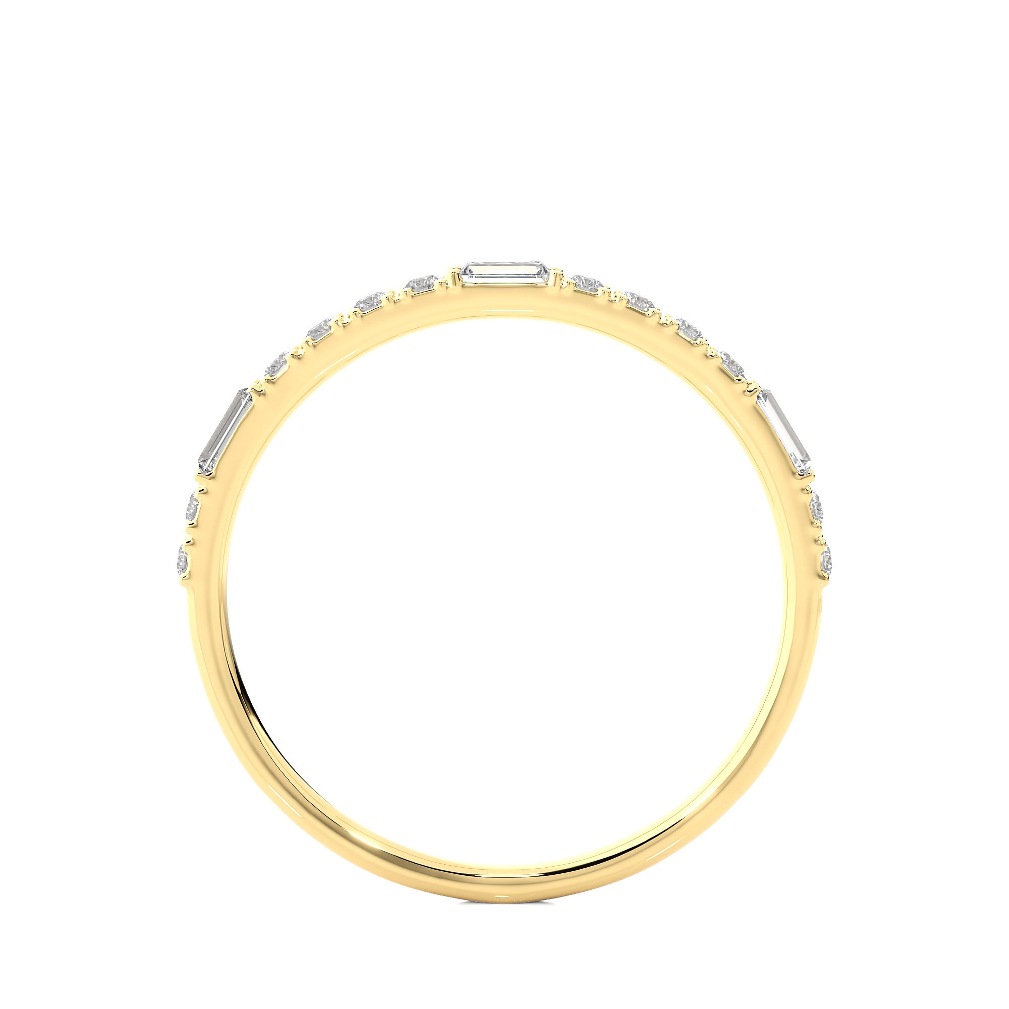 Light Minimalist Diamond Ring 3D print model_10