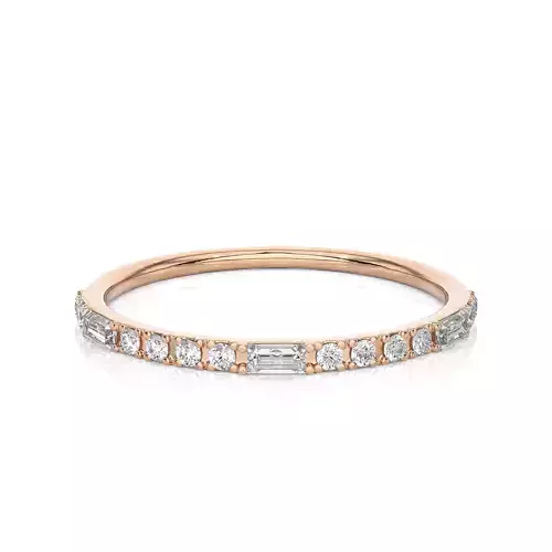 Light Minimalist Diamond Ring