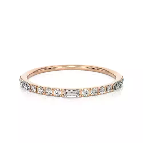 Light Minimalist Diamond Ring