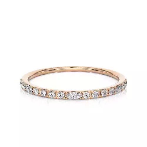 Light Minimalist Diamond Ring