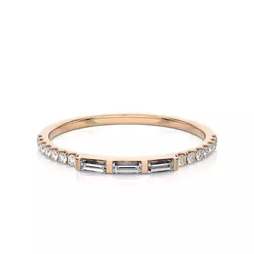 Light Minimalist Diamond Ring