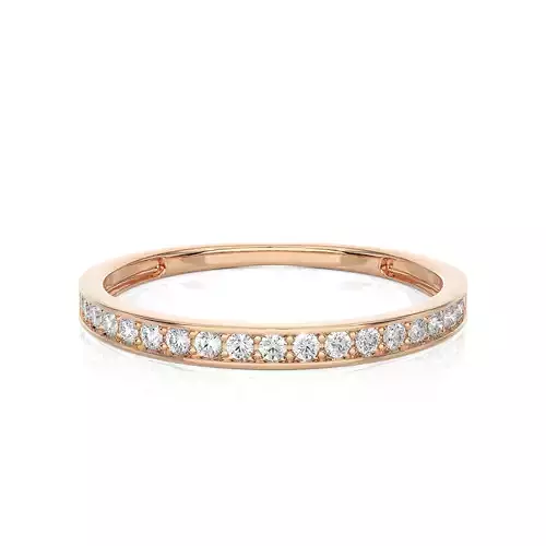 Light Minimalist Diamond Ring