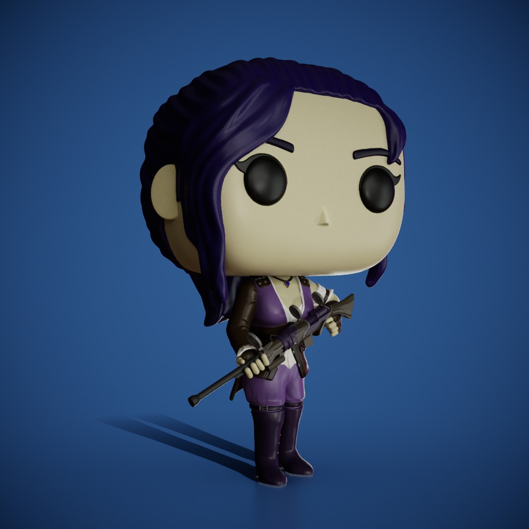 Caitlyn - Arcane - Lol 3D print model_2
