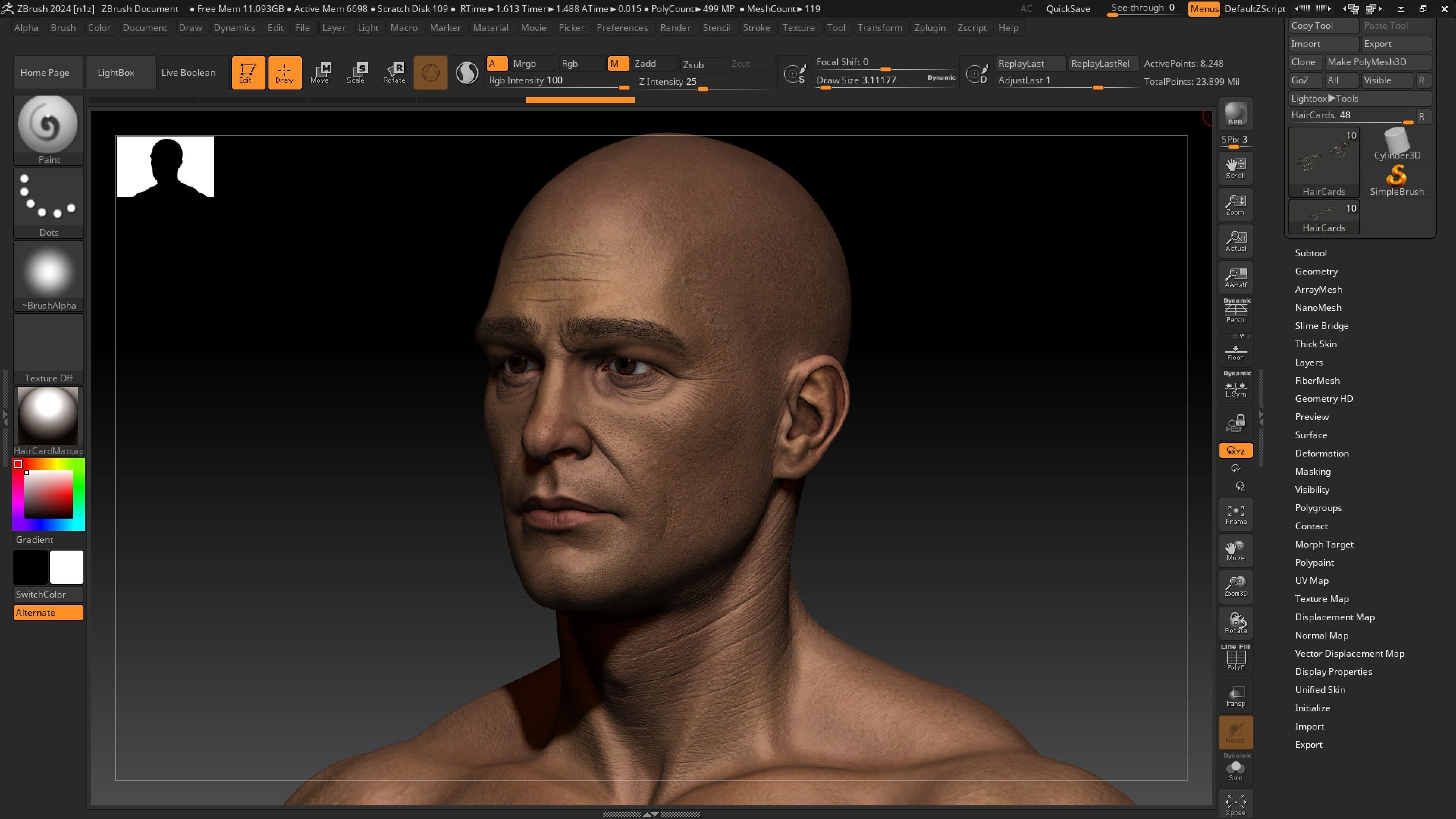 ECORCHE  Realistic Male Full Body Anatomy Model With BASE MESH 3D model_12