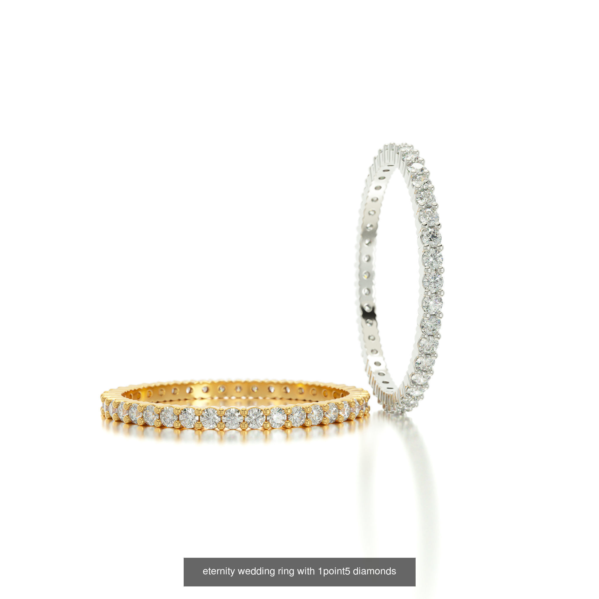 collection of eternity ring with diamonds _1