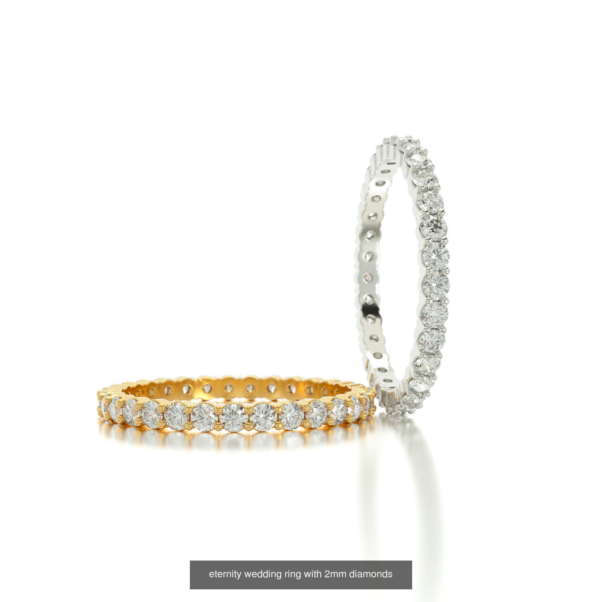 collection of eternity ring with diamonds _2