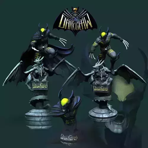 Dark Claw Amalgam STL 3d printing fanart by CG Pyro 3D print model