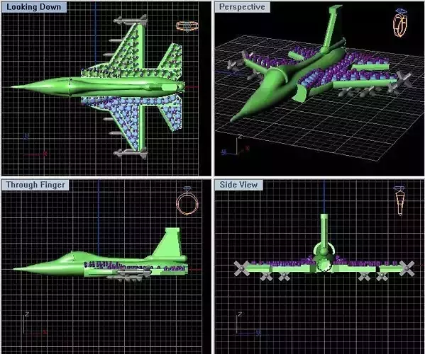 fighter jet 3D print model
