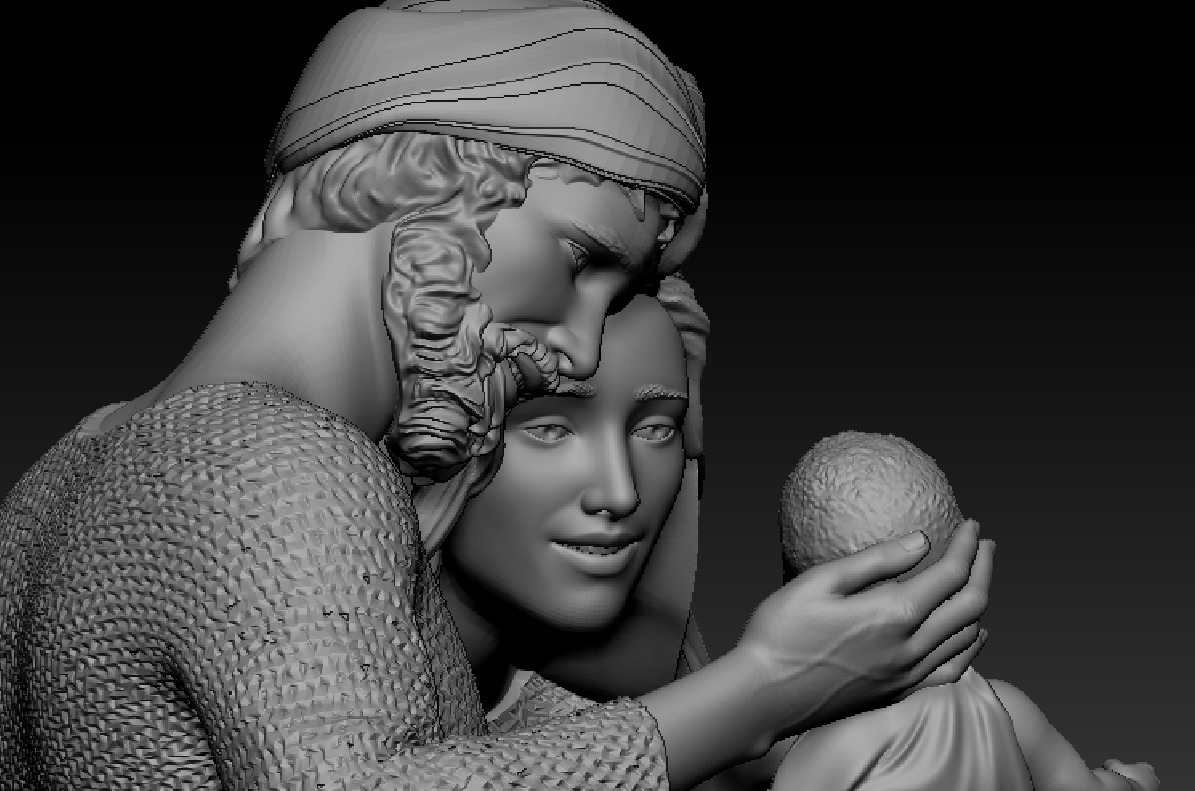 A very sweet Nativity scene printable 3D print model_8