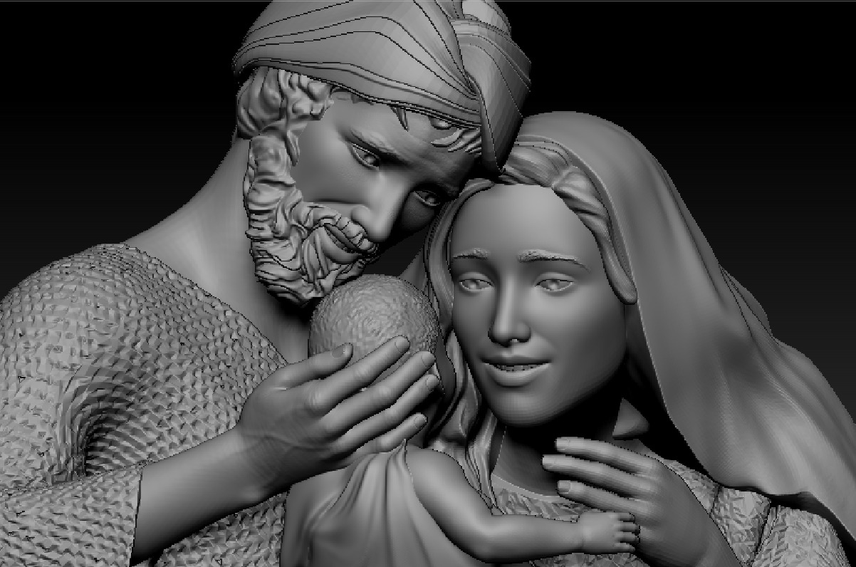 A very sweet Nativity scene printable 3D print model_7