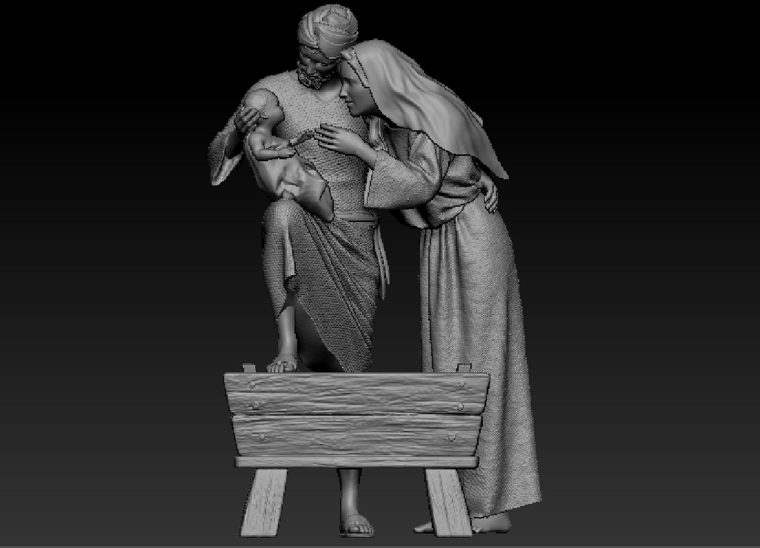 A very sweet Nativity scene printable 3D print model_5