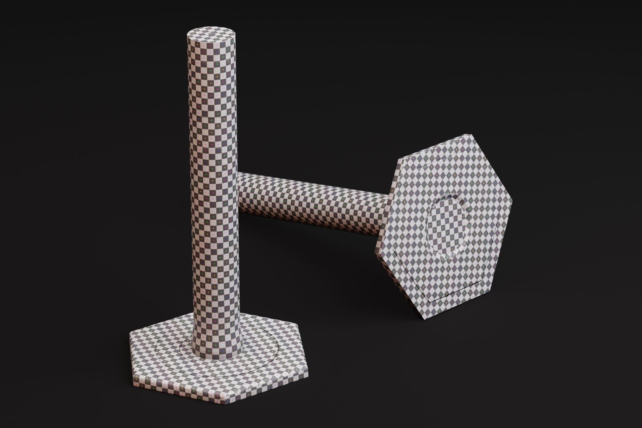 Delineator PBR Game-Ready Low-poly 3D model_2