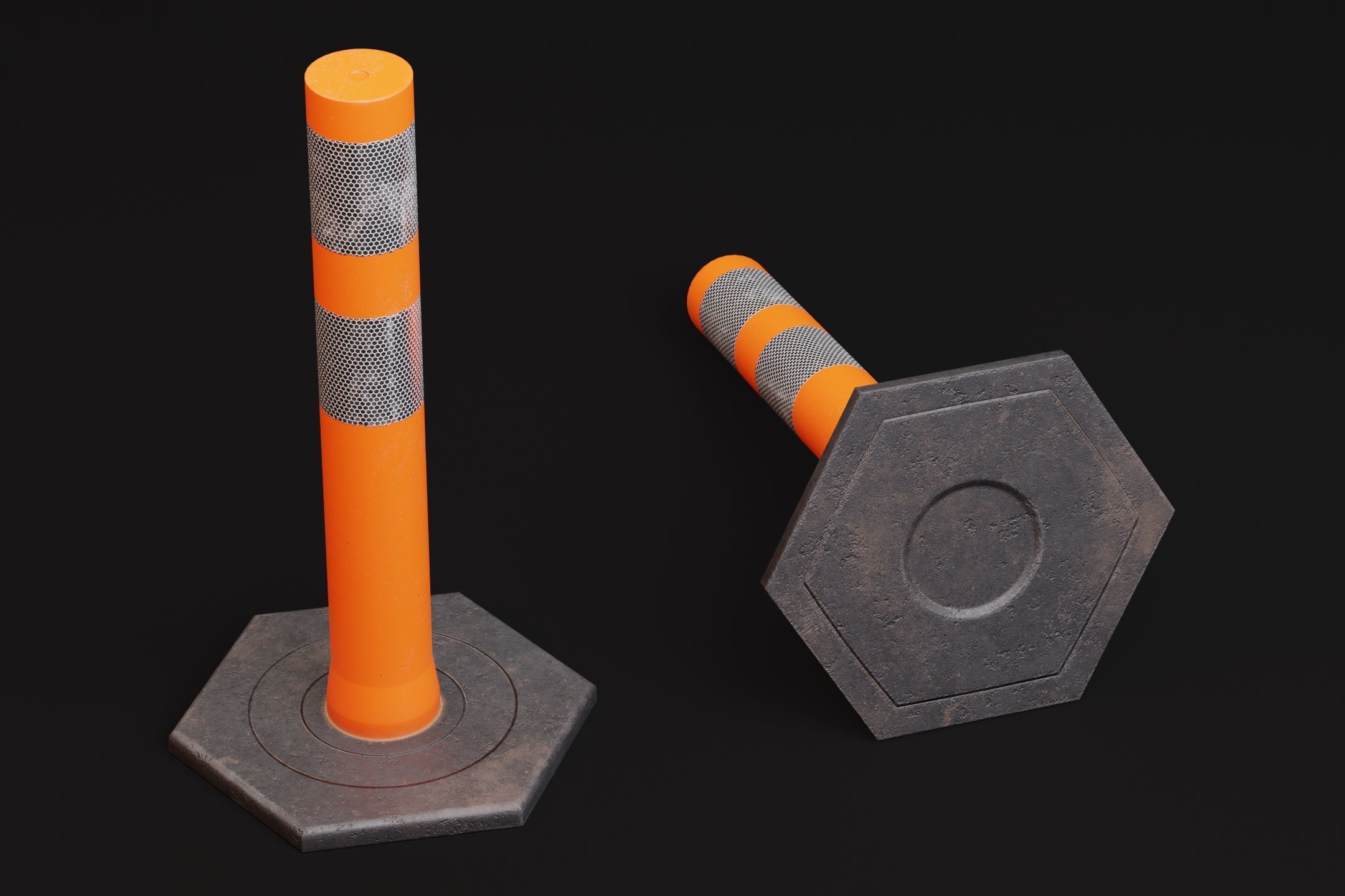 Delineator PBR Game-Ready Low-poly 3D model_3