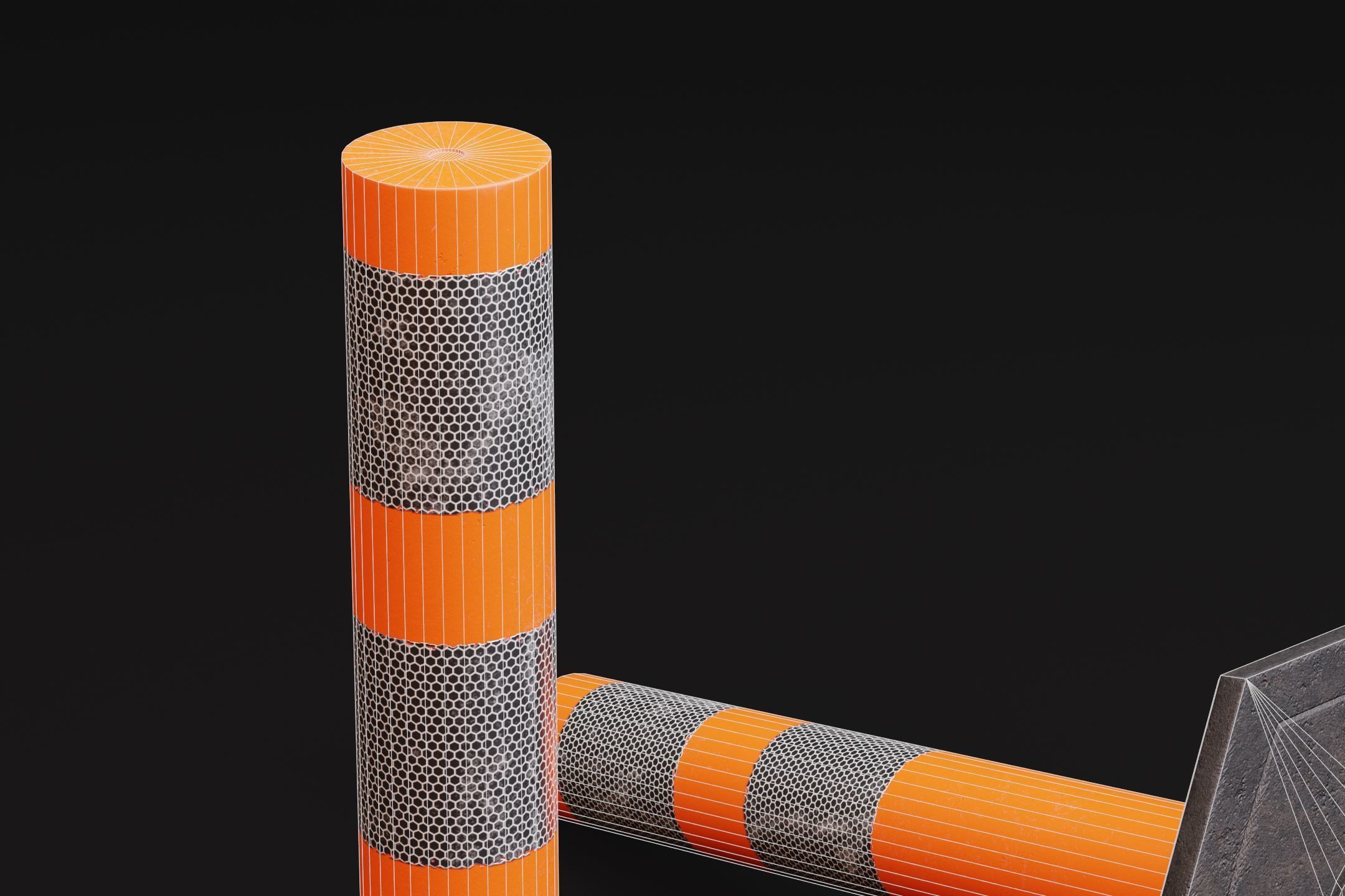 Delineator PBR Game-Ready Low-poly 3D model_8