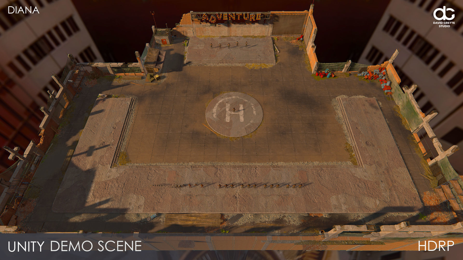 Adventure Character Diana from Pack 2 Low-poly 3D model_38