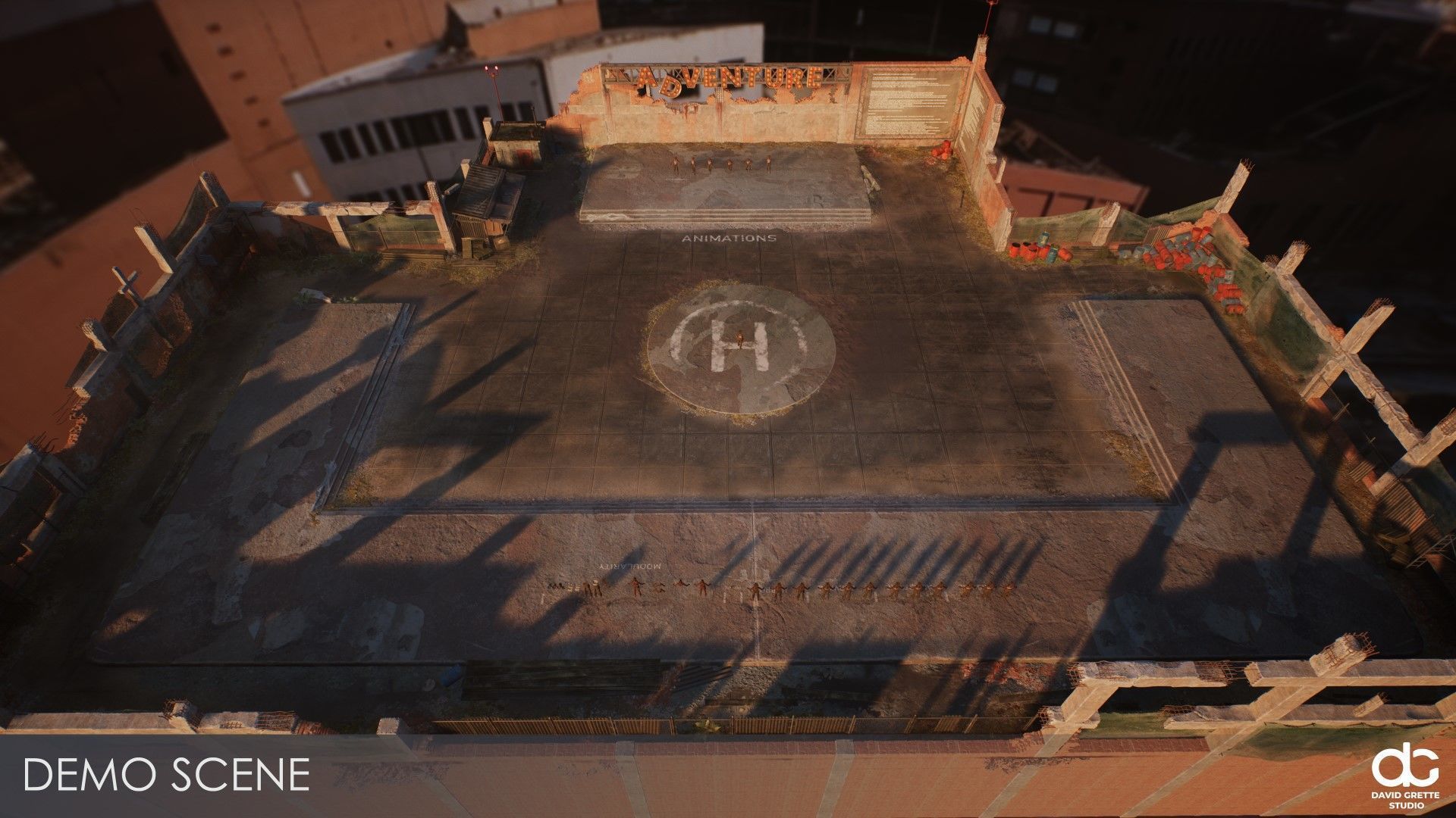 Adventure Character Diana from Pack 2 Low-poly 3D model_13