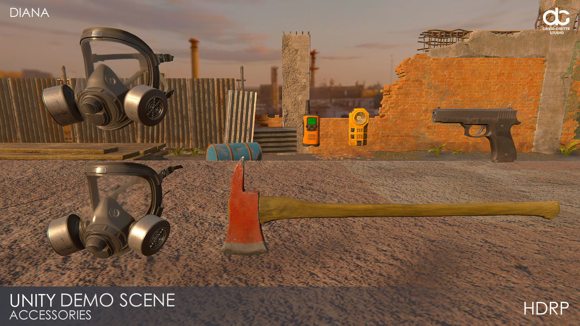 Adventure Character Diana from Pack 2 Low-poly 3D model_32