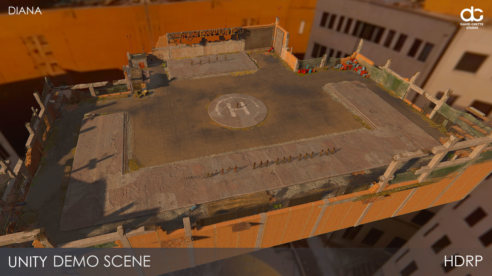 Adventure Character Diana from Pack 2 Low-poly 3D model_39