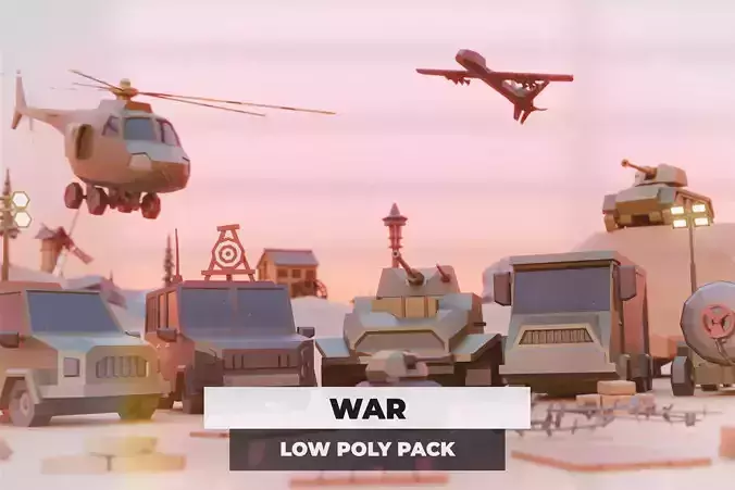 War Low Poly Pack