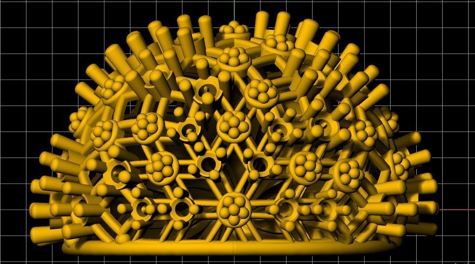 earrings 3dm file  3D print model_4