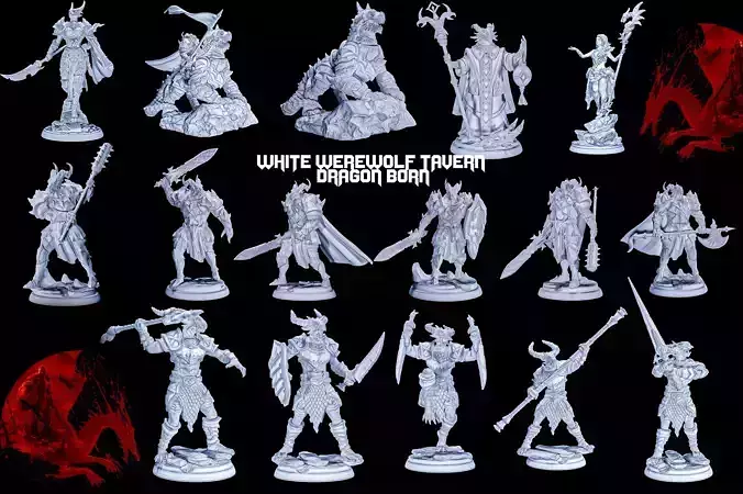 white werewolf tavern Dragon born
