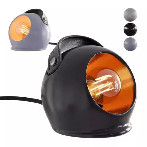 Concrete Globe Table Lamp Made by PebultDesign