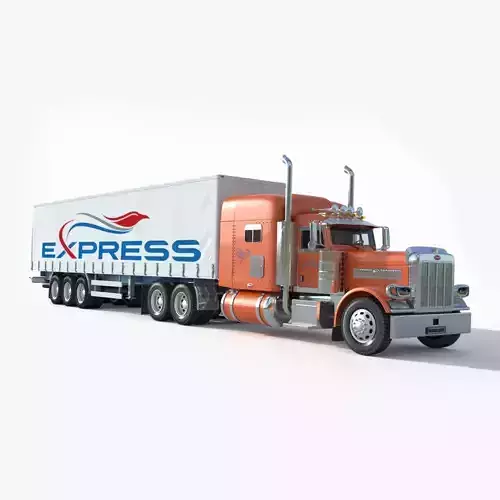 Peterbilt 389 Tractor Truck 3D model