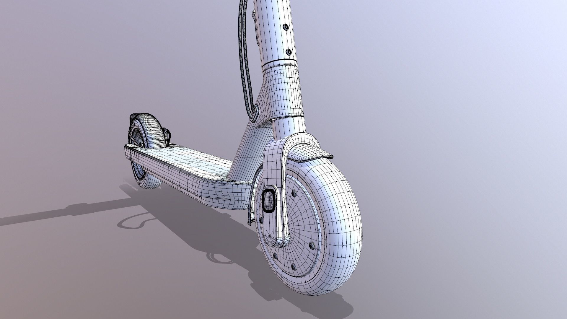 Kick Scooter 3D model_15