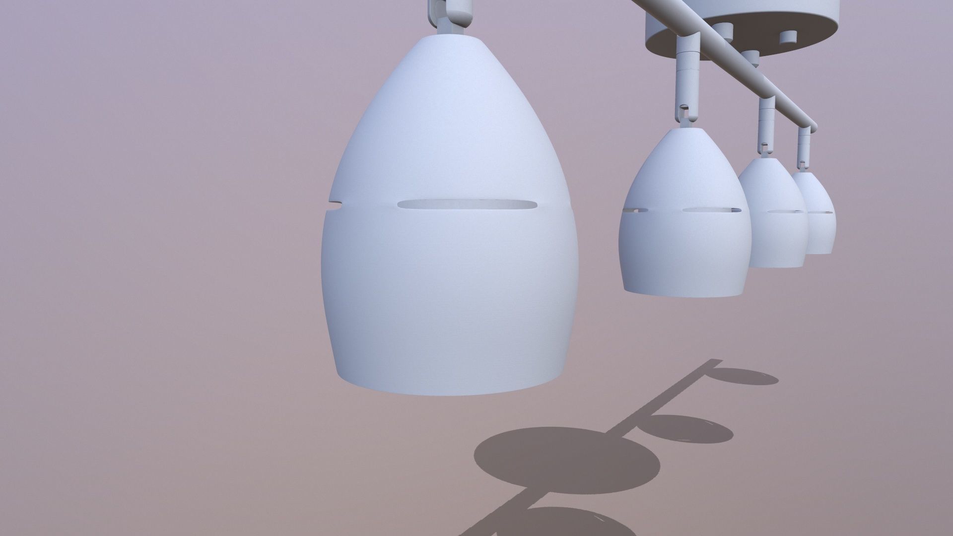 Led Ceiling Light 3D model_5